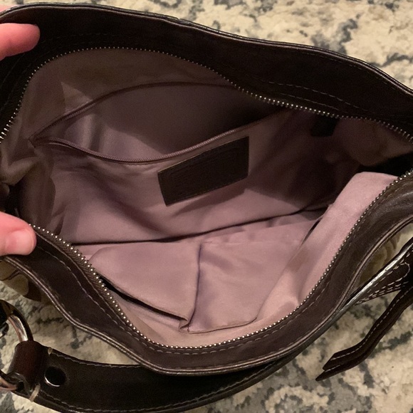 Classic Coach print handbag - Picture 4 of 4